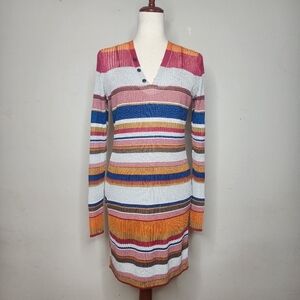 Rag & Bone Katie Striped Long‎ Sleeve Mini Dress Size Medium